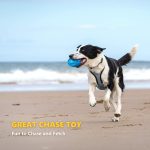 Squeaky Rubber Rugby Ball Dog Toy - Image 4
