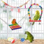Parakeet Swing & Chew Toy Set - Image 4