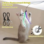 Retractable Feather Wand Cat Toy Set - Image 8