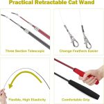 Retractable Feather Wand Cat Toy Set - Image 3