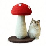 Mushroom Sisal Cat Scratching Post - Image 2