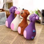 Squeaky Latex Chew Toys for Dogs, 4-Pack - Image 7