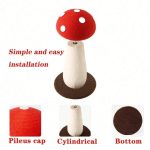 Mushroom Sisal Cat Scratching Post - Image 10