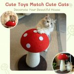 Mushroom Sisal Cat Scratching Post - Image 5