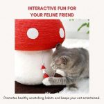 Mushroom Sisal Cat Scratching Post - Image 6