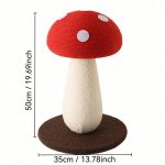 Mushroom Sisal Cat Scratching Post - Image 3