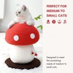 Mushroom Sisal Cat Scratching Post - Image 7