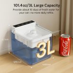 Automatic Motion-Sensing Pet Water Fountain, 3L - Image 3